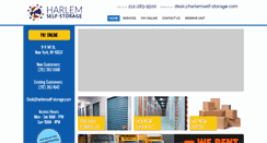 Desktop Screenshot of harlemself-storage.com